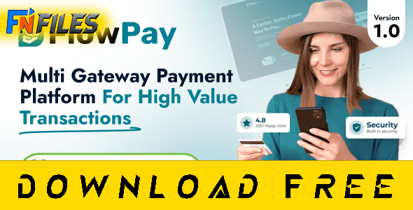 Free Download FlowPay - Multi Gateway Payment Platform [Free Nulled PHP Script]