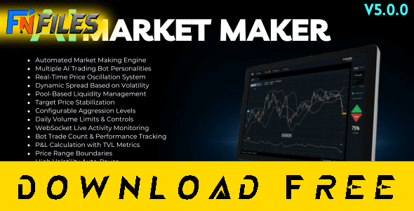 Free Download AI Market Maker - Automated Trading Bots [Free Nulled PHP Script]