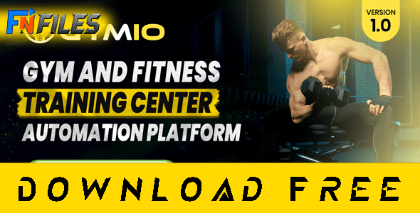 Free Download Gymio - Gym And Fitness Training Center Automation Platform [Free Nulled PHP Script]