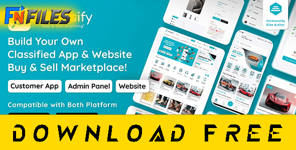 Free Download eClassify – Classified ads Buy and Sell Marketplace Flutter App [Free Nulled Mobile App]